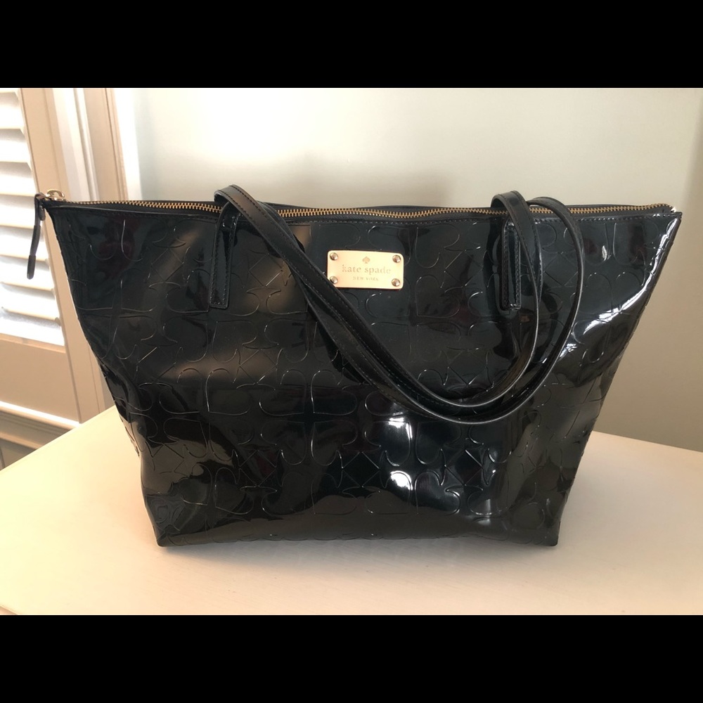 Kate Spade Handbag - black patent leather